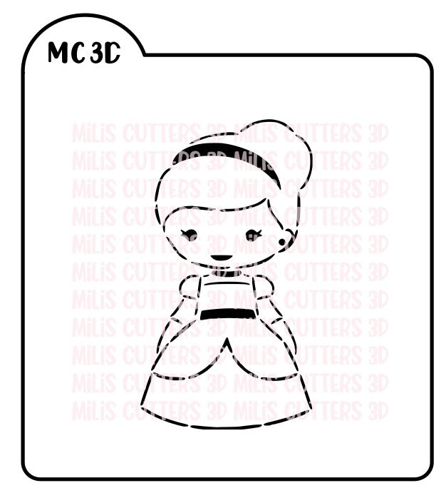 STENCIL CENICIENTA