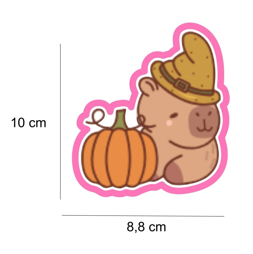 CORTADOR CAPIBARA HALLOWEEN SILUETA