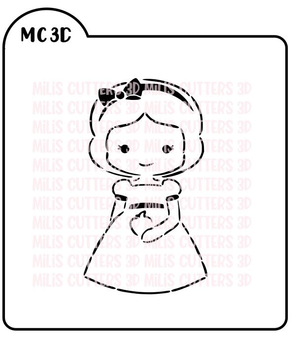 STENCIL BLANCA NIEVES