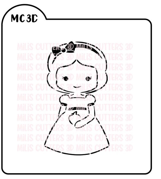 STENCIL BLANCA NIEVES