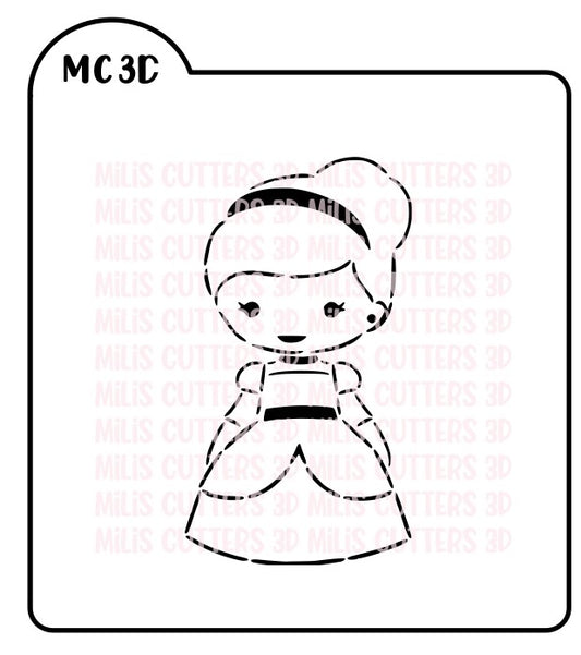 STENCIL CENICIENTA