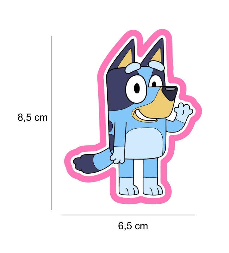 CORTADOR BLUEY SILUETA