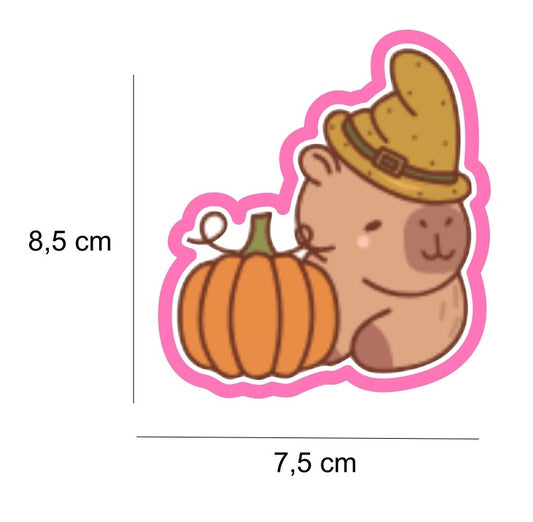 CORTADOR CAPIBARA HALLOWEEN SILUETA