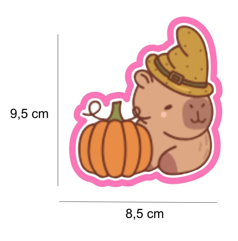 CORTADOR CAPIBARA HALLOWEEN SILUETA