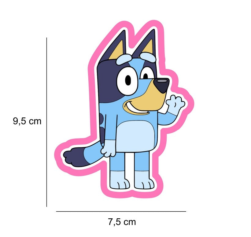 CORTADOR BLUEY SILUETA