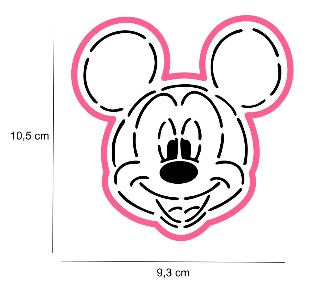 CORTADOR + STENCIL MICKEY MOUSE