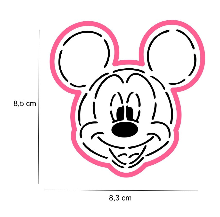 CORTADOR + STENCIL MICKEY MOUSE