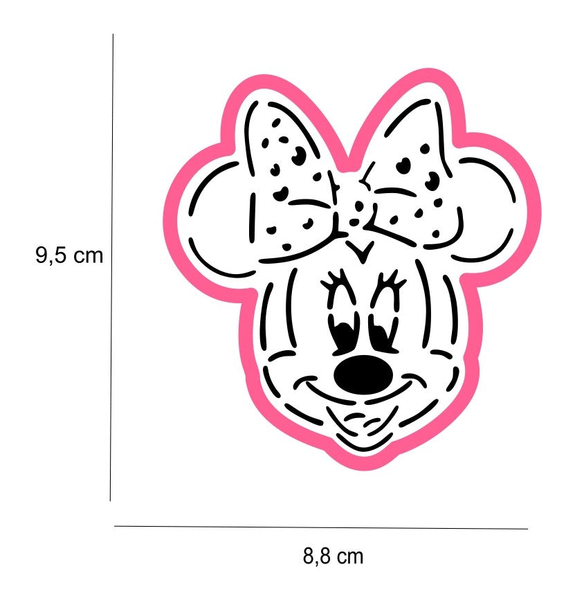 CORTADOR + STENCIL MINNIE